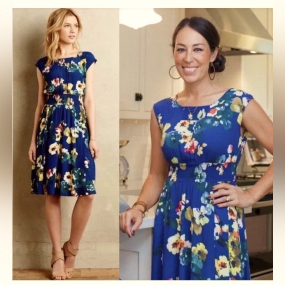 Anthropologie Maeve Evaline Dress with Pockets / Floral / Xsmall